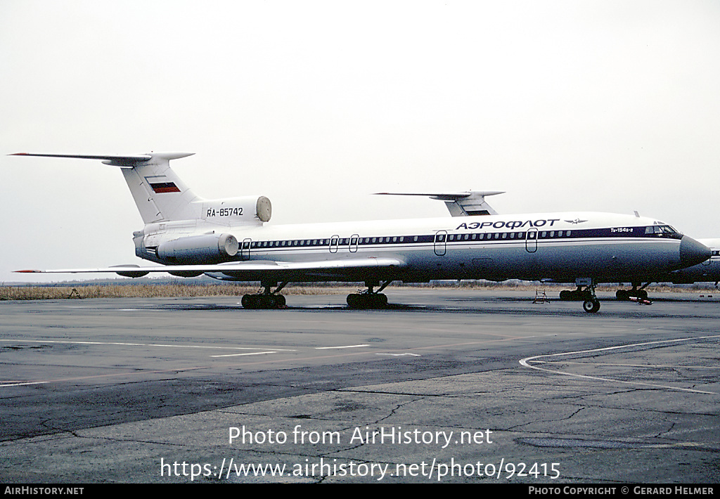 Aircraft Photo of RA-85742 | Tupolev Tu-154B-2 | Aeroflot | AirHistory.net #92415