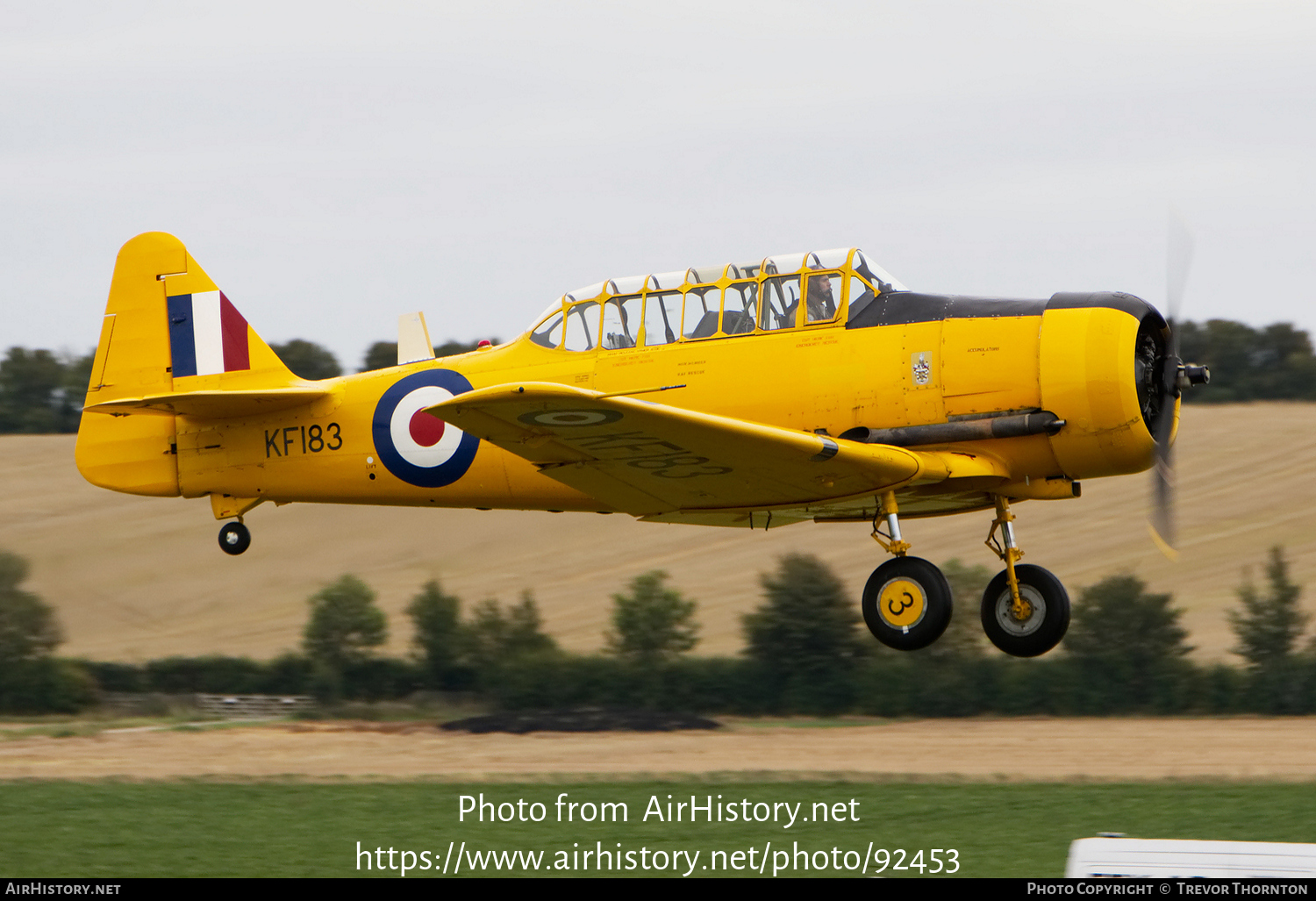 Aircraft Photo of G-CORS / KF183 | North American AT-16 Harvard IIB | UK - Air Force | AirHistory.net #92453