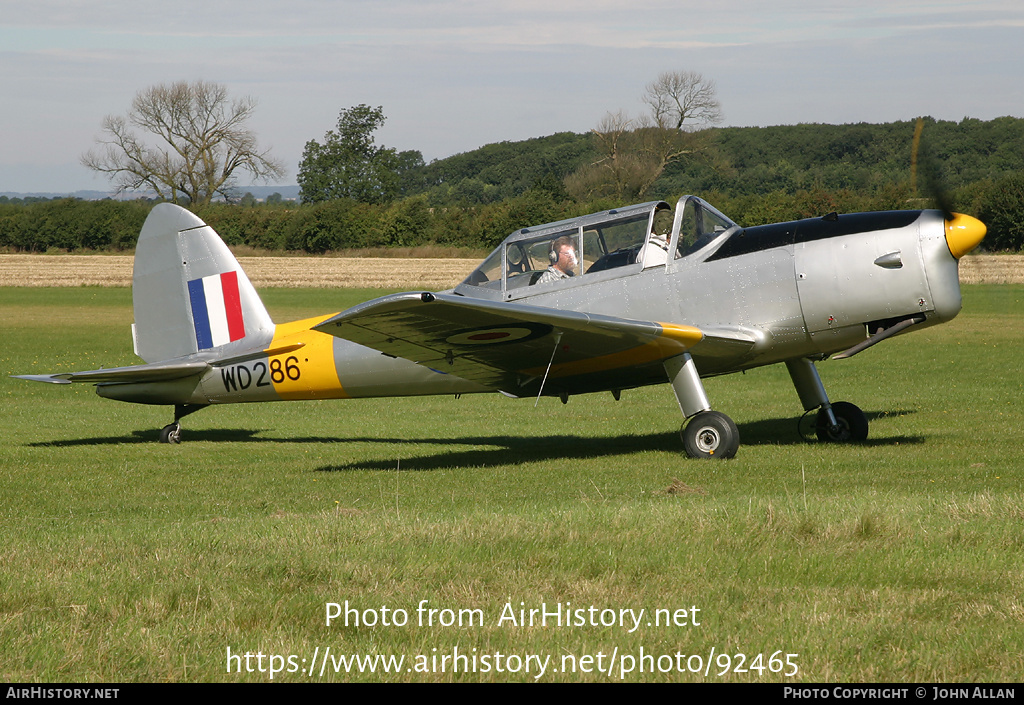 Aircraft Photo of G-BBND / WD286 | De Havilland DHC-1 Chipmunk Mk22 | UK - Air Force | AirHistory.net #92465