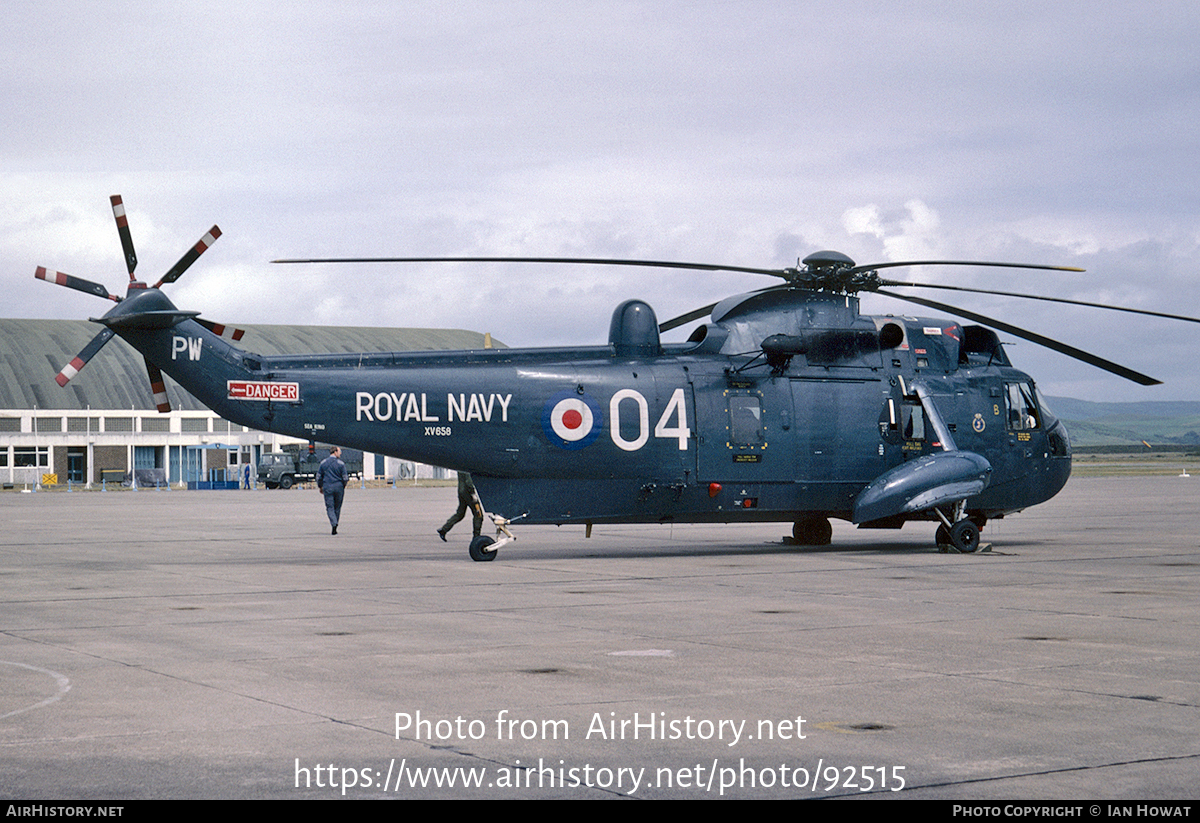 Aircraft Photo of XV658 | Westland WS-61 Sea King HAS2 | UK - Navy | AirHistory.net #92515