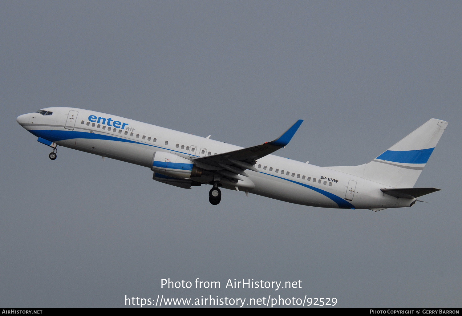 Aircraft Photo of SP-ENW | Boeing 737-86J | Enter Air | AirHistory.net #92529