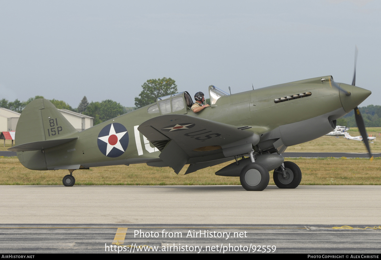 Aircraft Photo of N295RL / NX295RL / 160 | Curtiss P-40C Tomahawk | USA - Army | AirHistory.net #92559