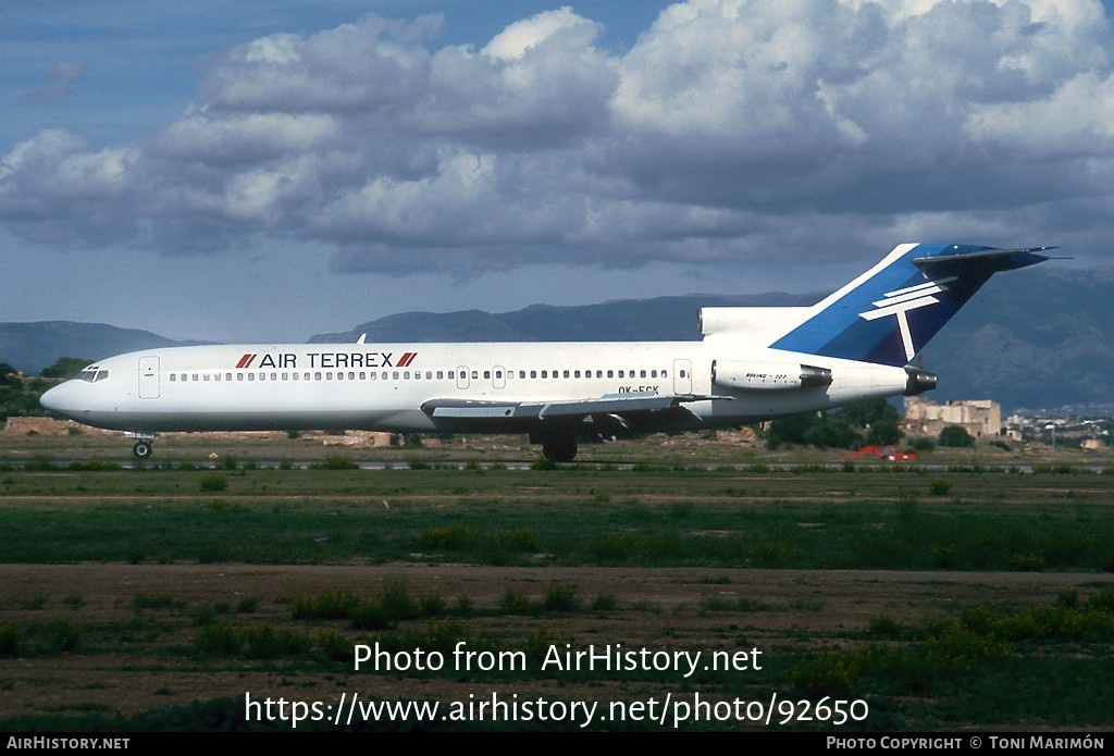 Aircraft Photo of OK-EGK | Boeing 727-2D3/Adv | Air Terrex | AirHistory.net #92650