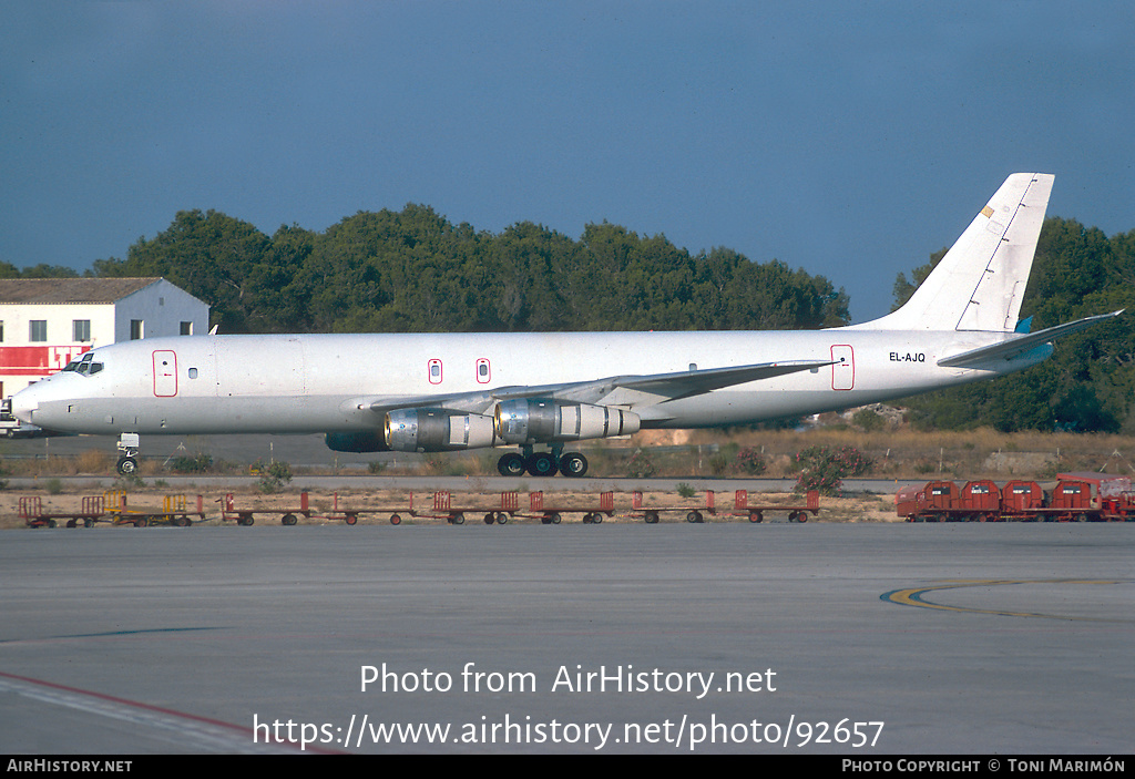 Aircraft Photo of EL-AJQ | Douglas DC-8-55(F) | Liberia World Airlines | AirHistory.net #92657