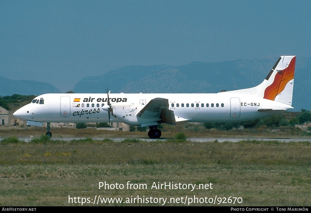 Aircraft Photo of EC-GNJ | British Aerospace ATP | Air Europa Express | AirHistory.net #92670