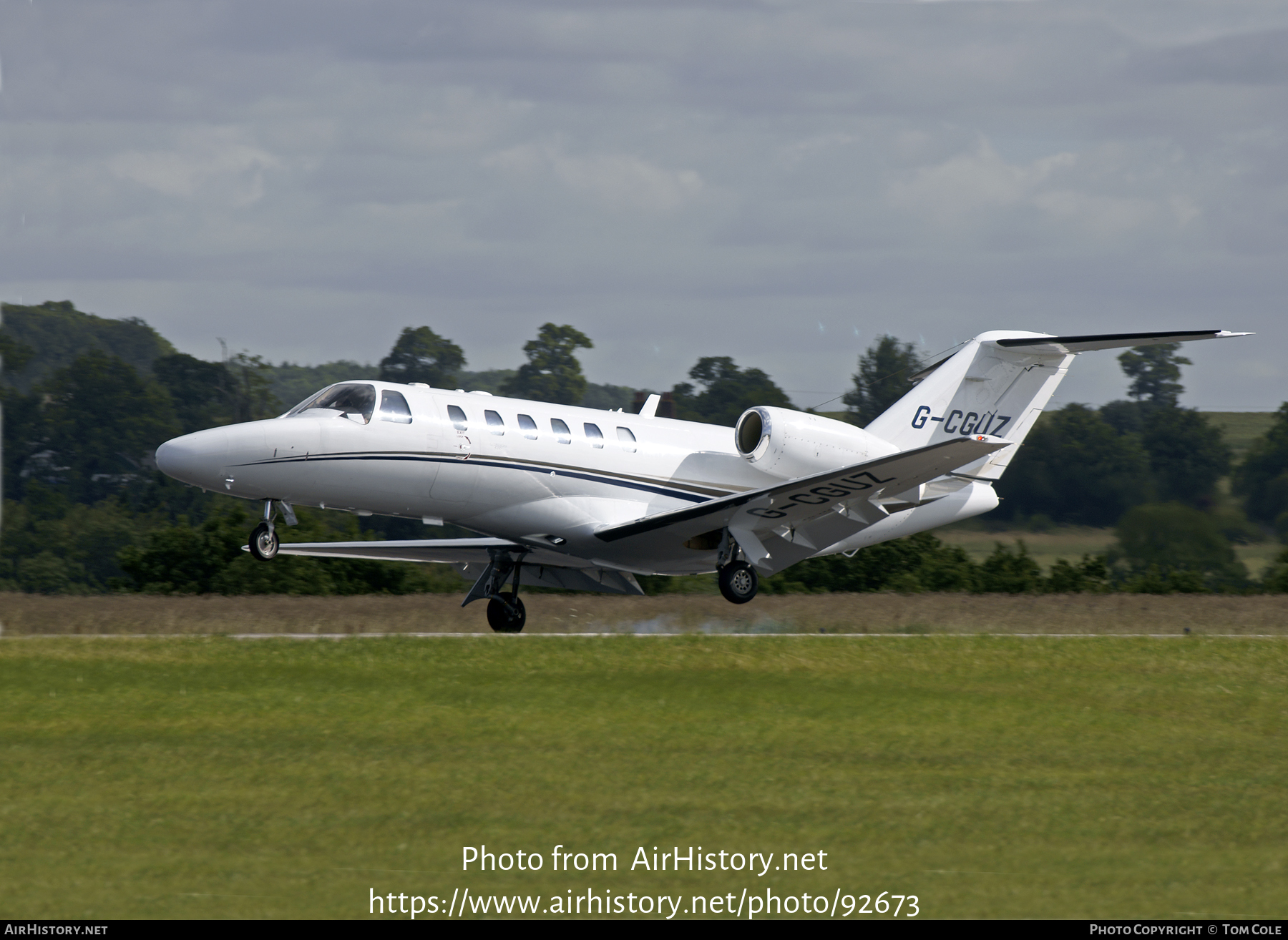 Aircraft Photo of G-CGUZ | Cessna 525A CitationJet CJ2+ | AirHistory.net #92673