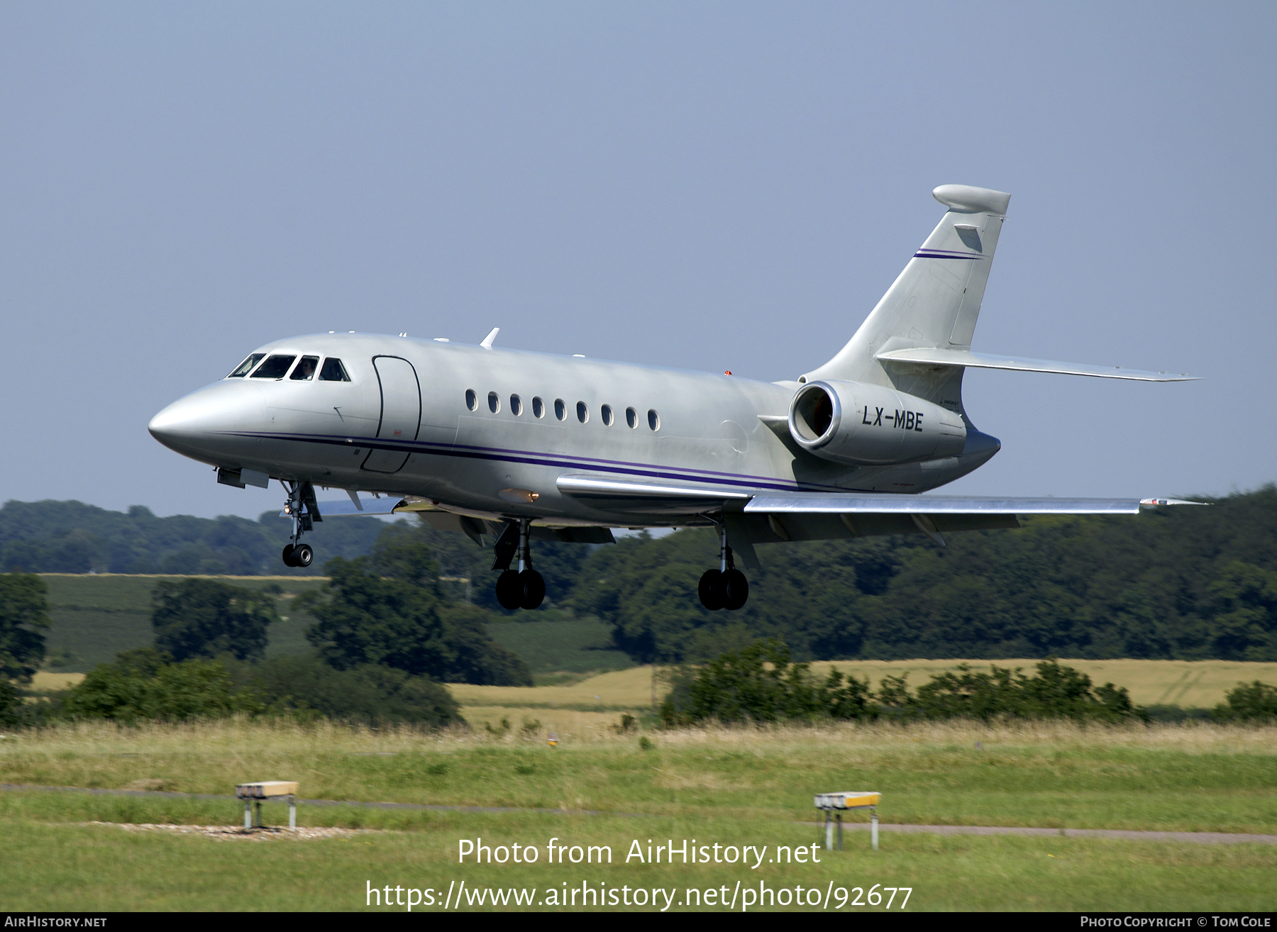 Aircraft Photo of LX-MBE | Dassault Falcon 2000 | AirHistory.net #92677