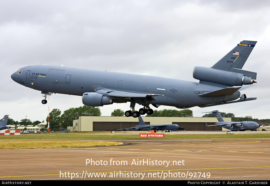 Aircraft Photo of 79-0434 / 90434 | McDonnell Douglas KC-10A Extender (DC-10-30CF) | USA - Air Force | AirHistory.net #92749