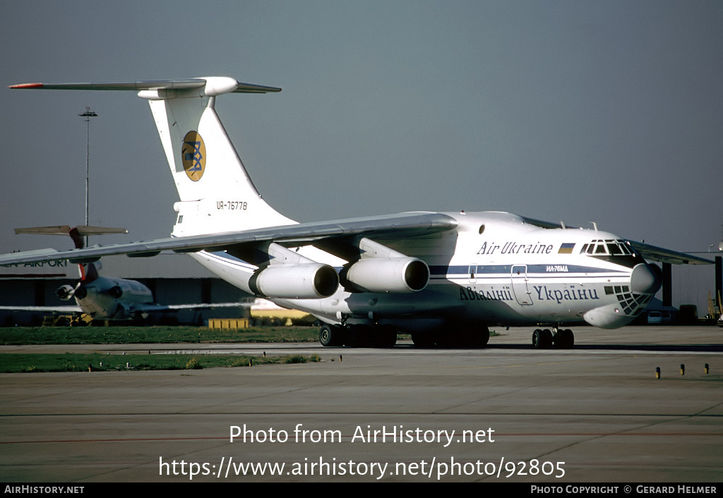 Aircraft Photo of UR-76778 | Ilyushin Il-76MD | Air Ukraine | AirHistory.net #92805