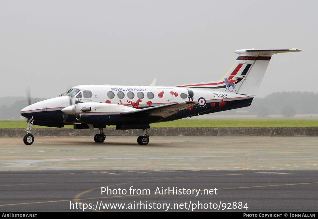 Aircraft Photo of ZK459 | Hawker Beechcraft B200GT King Air | UK - Air Force | AirHistory.net #92884