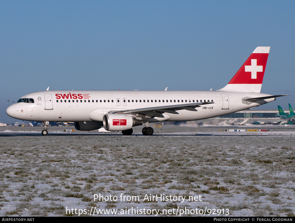 Aircraft Photo of HB-IJX | Airbus A320-214 | Swiss International Air Lines | AirHistory.net #92913