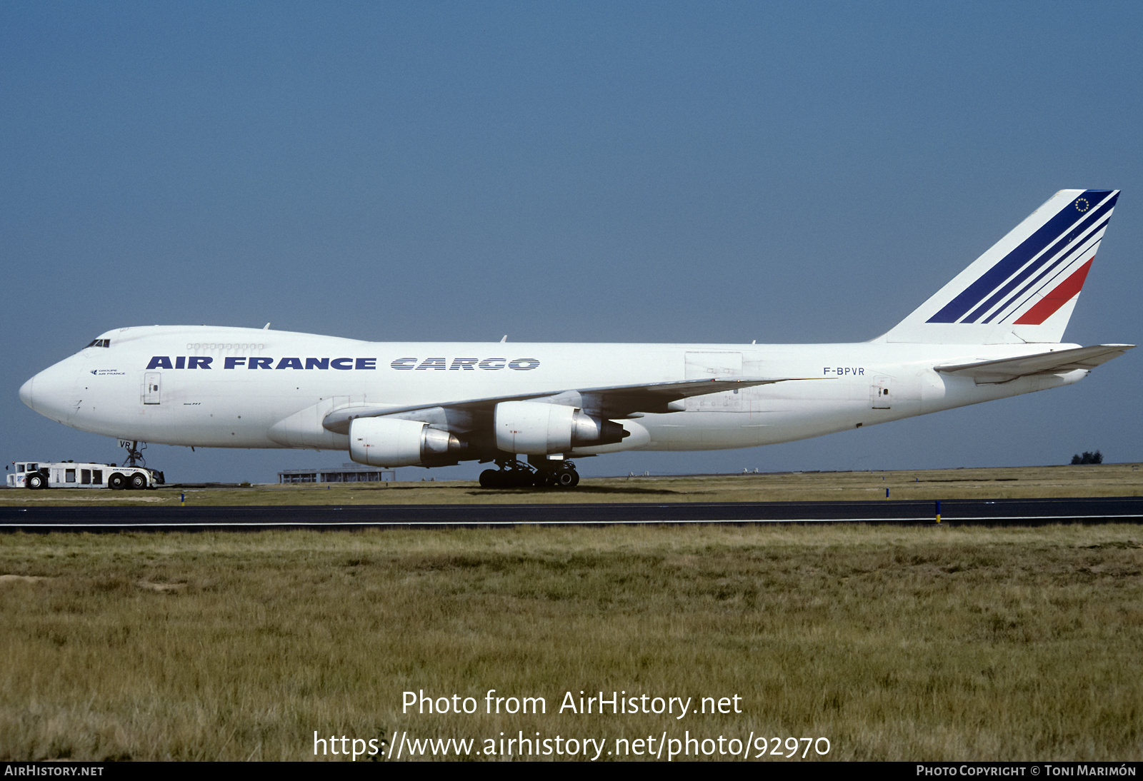 Aircraft Photo of F-BPVR | Boeing 747-228F/SCD | Air France Cargo | AirHistory.net #92970