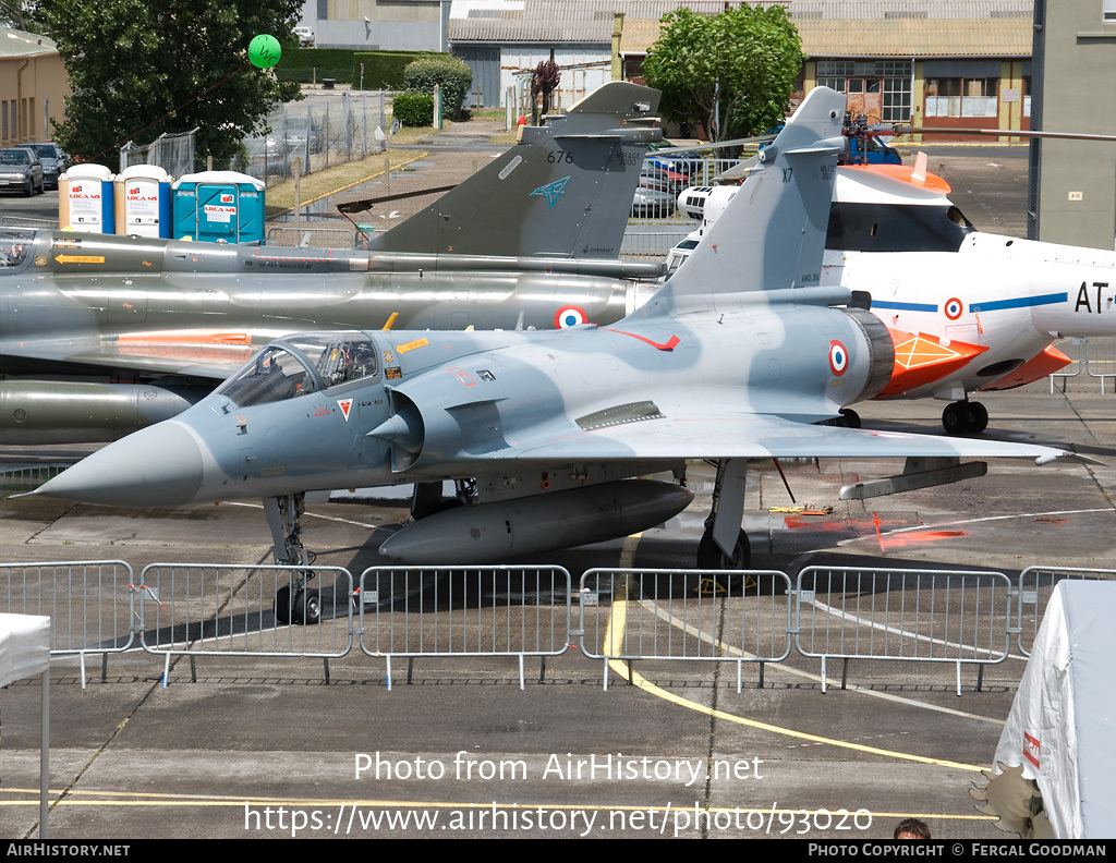 Aircraft Photo of X7 | Dassault Mirage 2000C | France - Air Force | AirHistory.net #93020