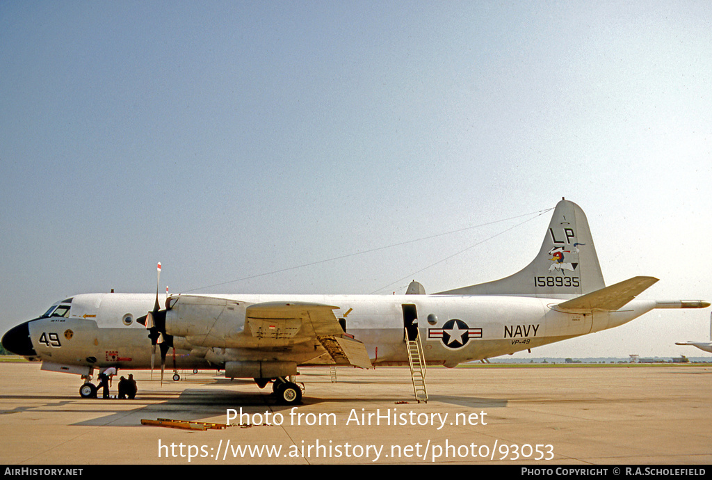 Aircraft Photo of 158935 | Lockheed P-3C Orion | USA - Navy | AirHistory.net #93053