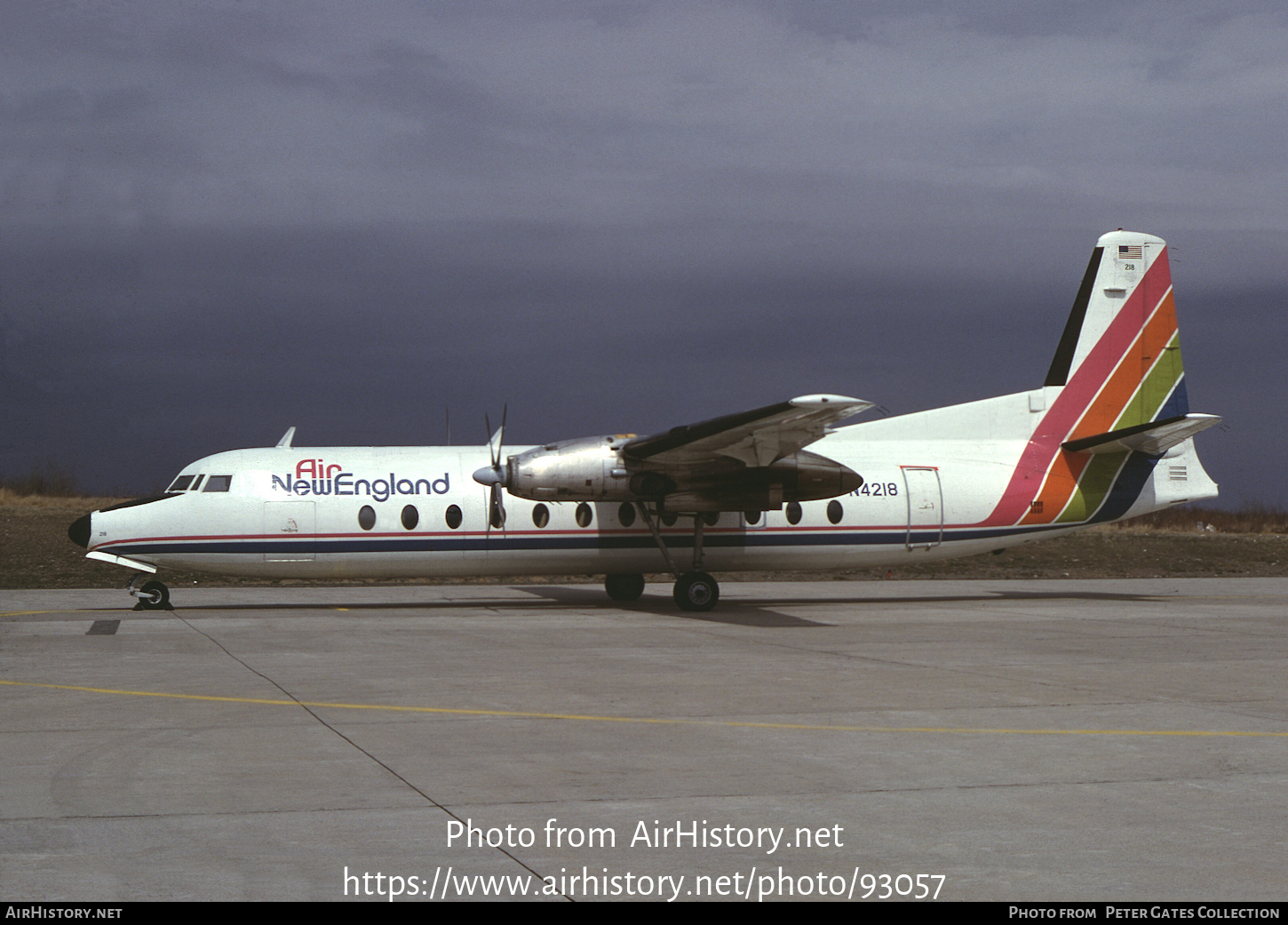 Aircraft Photo of N4218 | Fairchild Hiller FH-227B | Air New England | AirHistory.net #93057