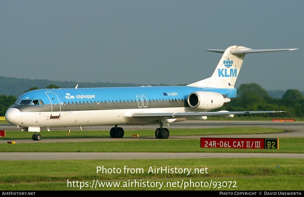 Aircraft Photo of G-UKFF | Fokker 100 (F28-0100) | KLM Cityhopper | AirHistory.net #93072