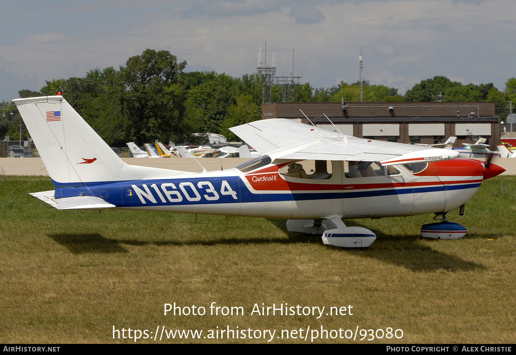 Aircraft Photo of N16034 | Cessna 177B Cardinal II | AirHistory.net #93080