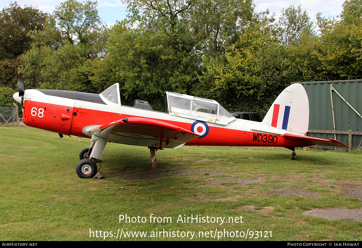 Aircraft Photo of G-BWNK / WD390 | De Havilland DHC-1 Chipmunk Mk22 | UK - Air Force | AirHistory.net #93121