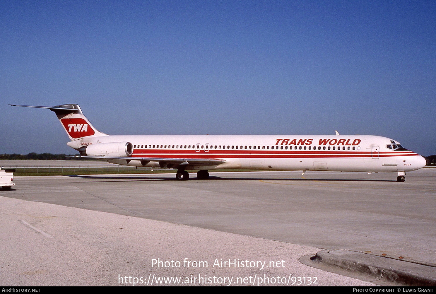 Aircraft Photo of N904TW | McDonnell Douglas MD-82 (DC-9-82) | Trans World Airlines - TWA | AirHistory.net #93132