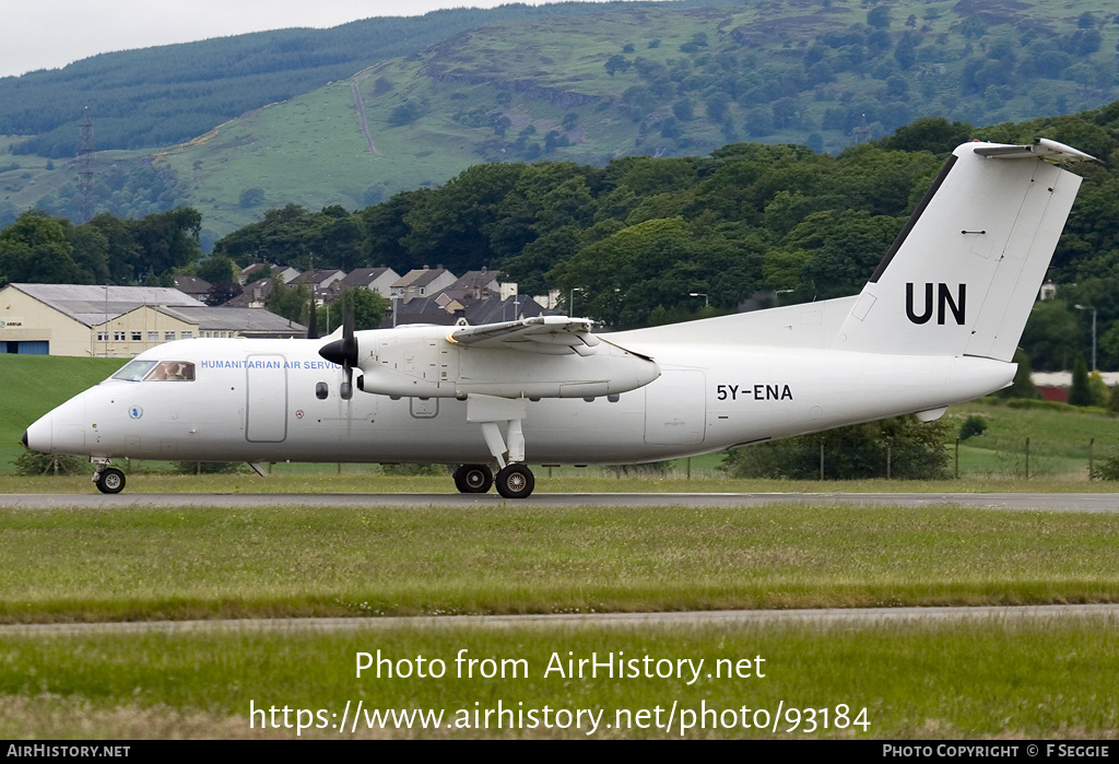 Aircraft Photo of 5Y-ENA | De Havilland Canada DHC-8-106 Dash 8 | United Nations Humanitarian Air Service | AirHistory.net #93184