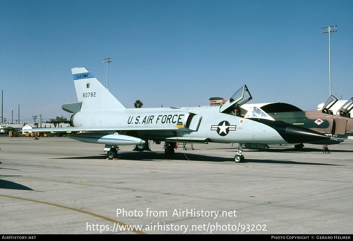 Aircraft Photo of 58-0782 / 80782 | Convair F-106A Delta Dart | USA - Air Force | AirHistory.net #93202