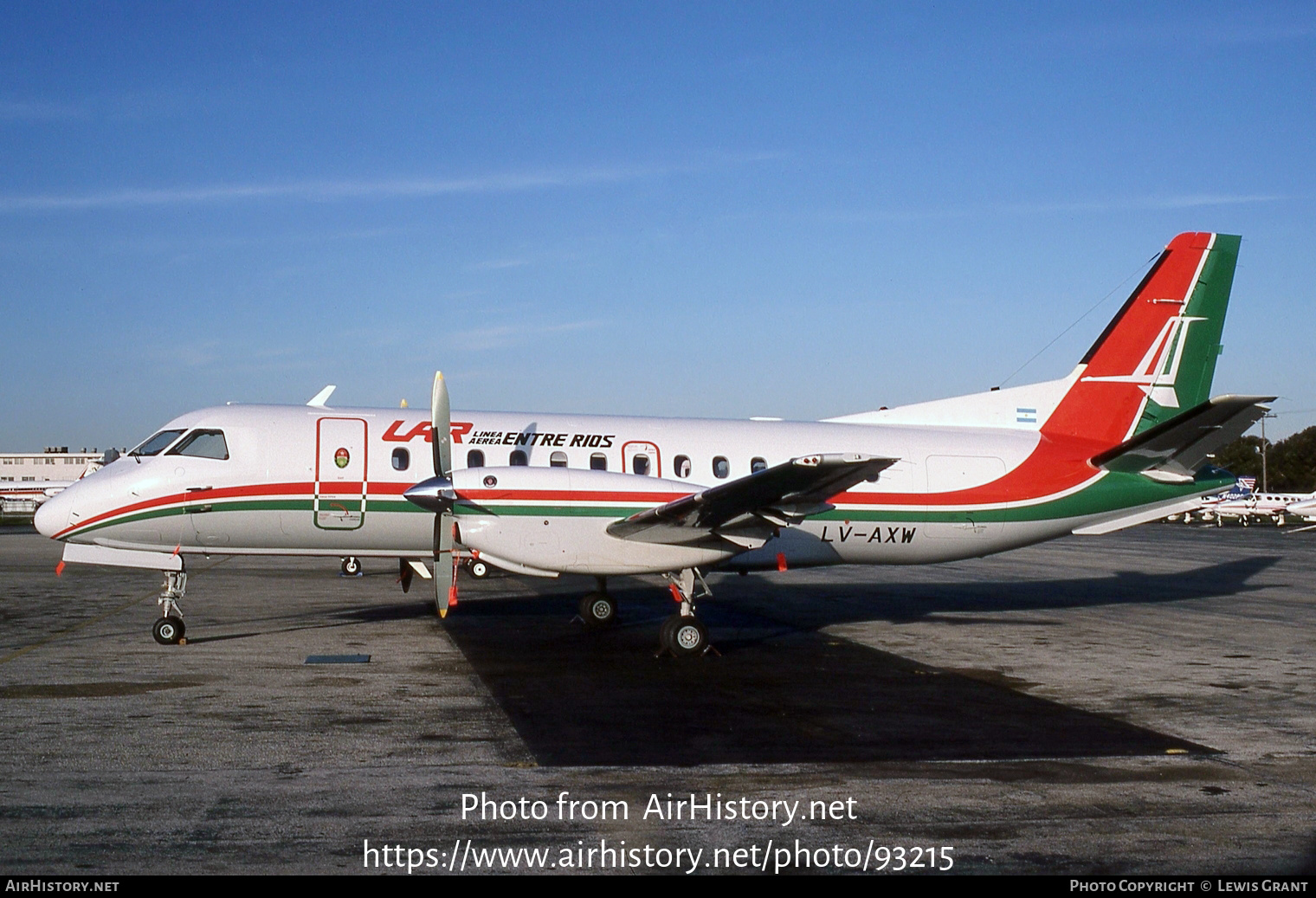 Aircraft Photo of LV-AXW | Saab-Fairchild SF-340A | LAER - Línea Aérea de Entre Ríos | AirHistory.net #93215