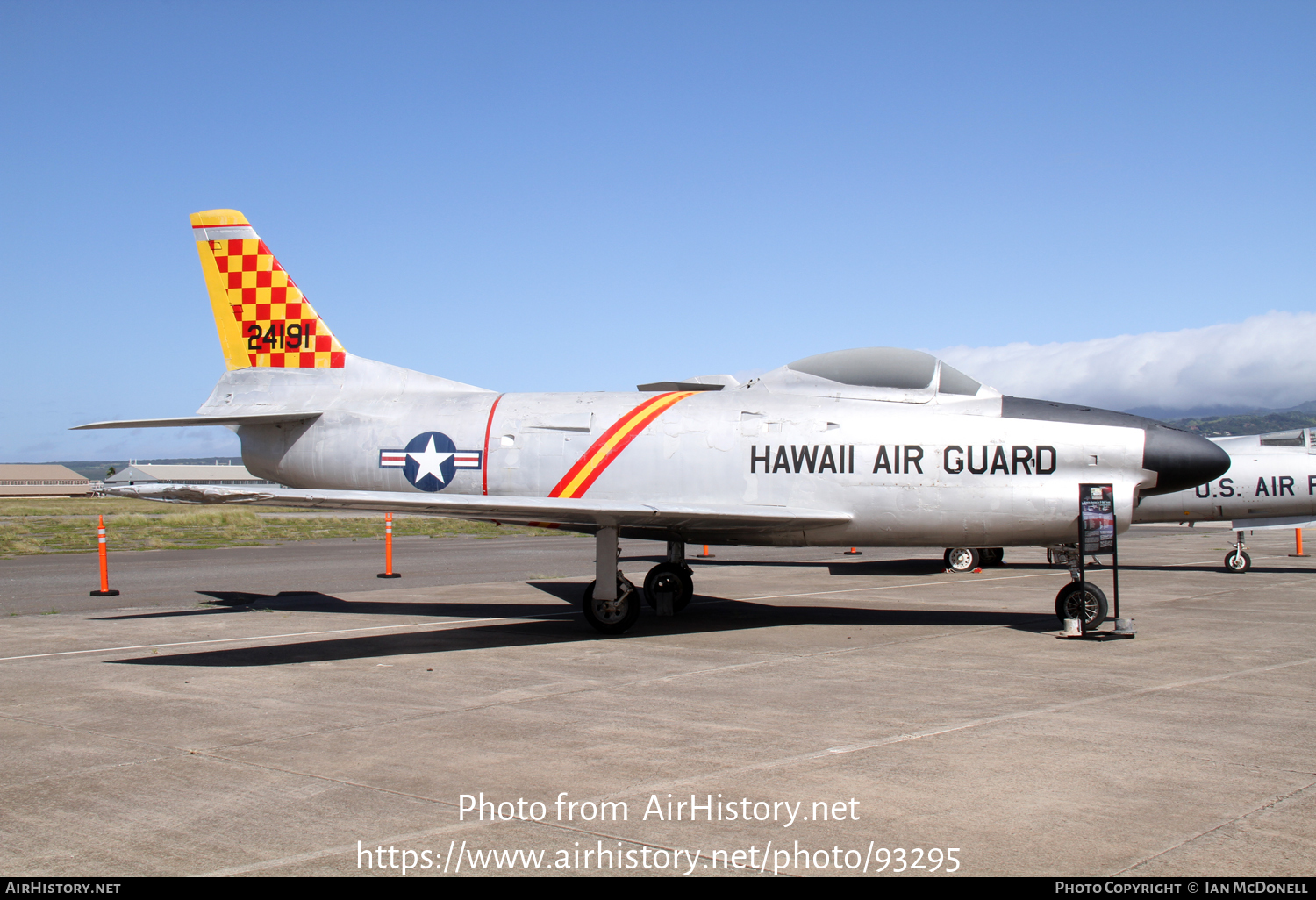 Aircraft Photo of 52-4191 / 24191 | North American F-86D Sabre | USA - Air Force | AirHistory.net #93295