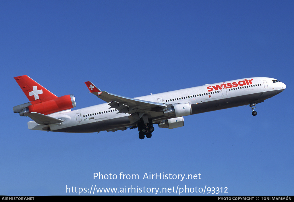 Aircraft Photo of HB-IWO | McDonnell Douglas MD-11 | Swissair | AirHistory.net #93312