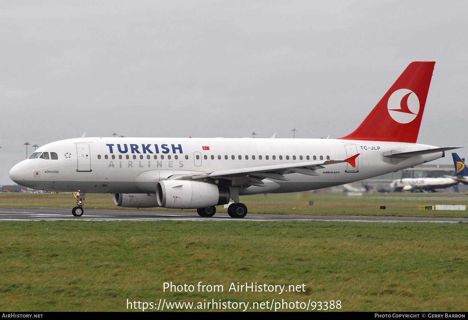 Aircraft Photo of TC-JLP | Airbus A319-132 | Turkish Airlines | AirHistory.net #93388