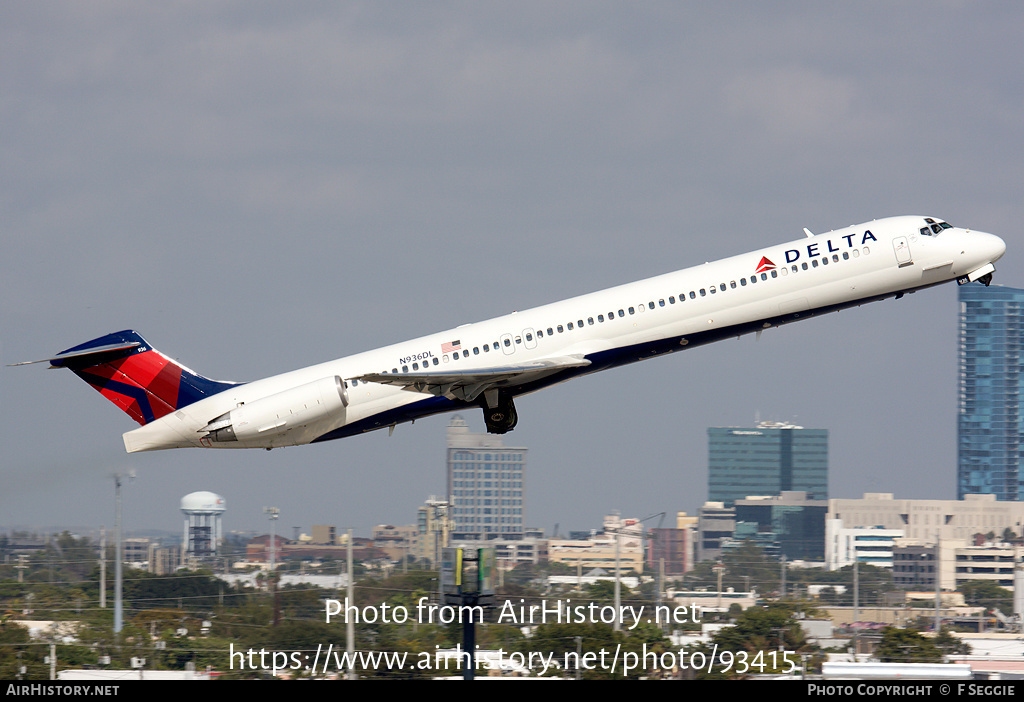 Aircraft Photo of N936DL | McDonnell Douglas MD-88 | Delta Air Lines | AirHistory.net #93415