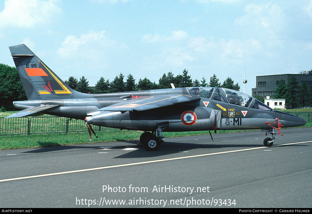 Aircraft Photo of E95 | Dassault-Dornier Alpha Jet E | France - Air Force | AirHistory.net #93434