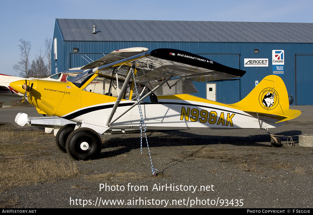 Aircraft Photo of N998AK | Aviat A-1C Husky | AirHistory.net #93435