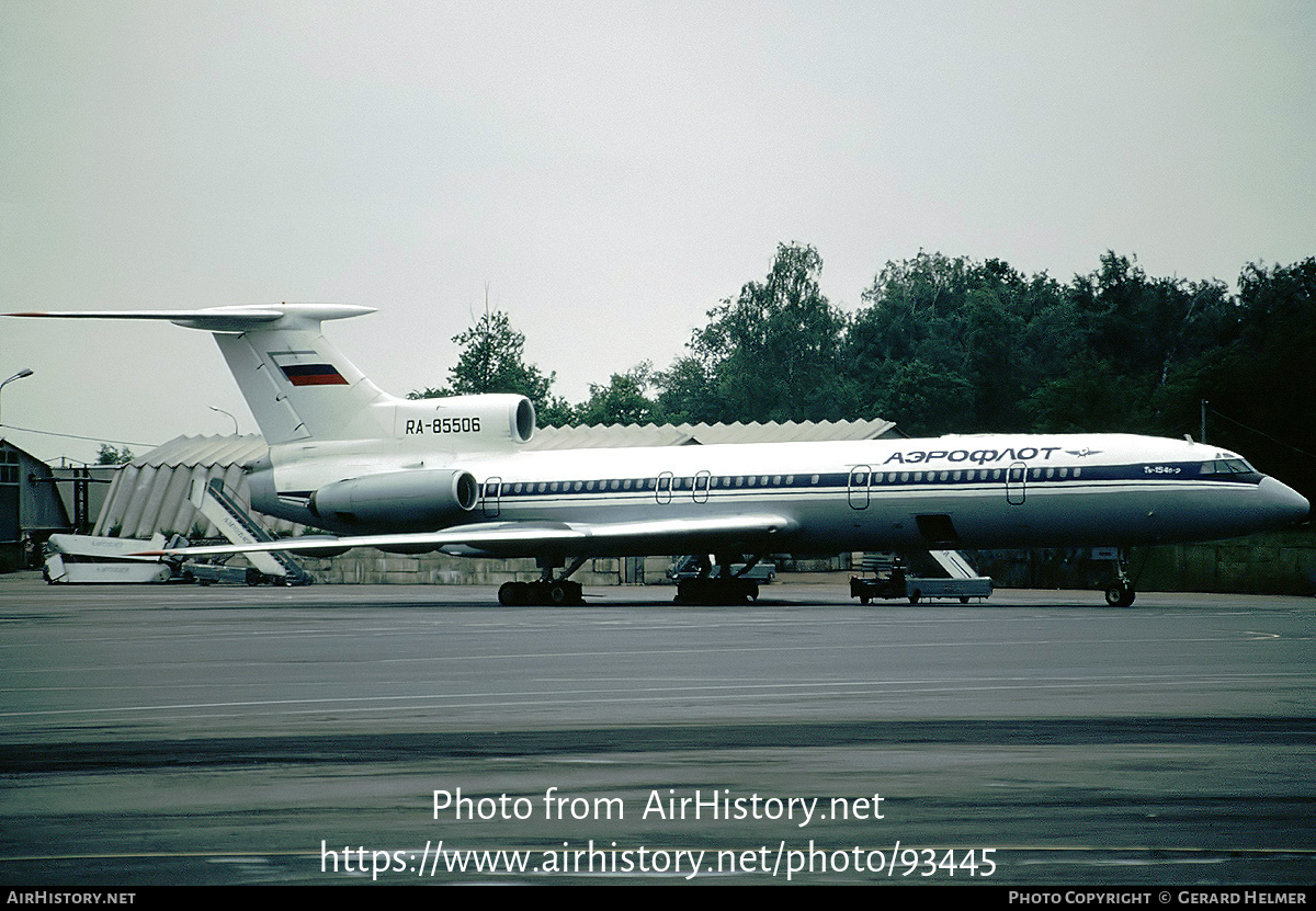 Aircraft Photo of RA-85506 | Tupolev Tu-154B-2 | Aeroflot | AirHistory.net #93445