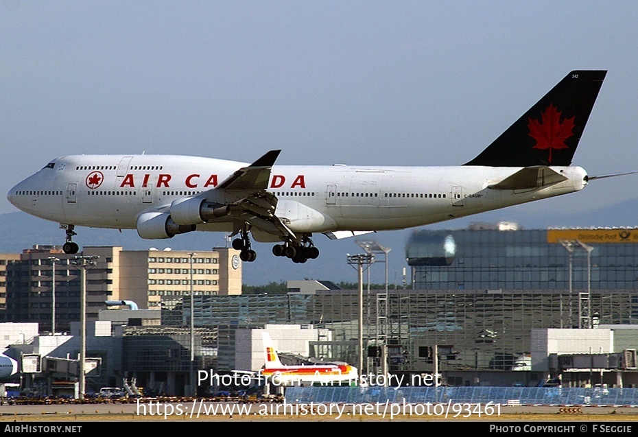 Aircraft Photo of C-GAGM | Boeing 747-433M | Air Canada | AirHistory.net #93461