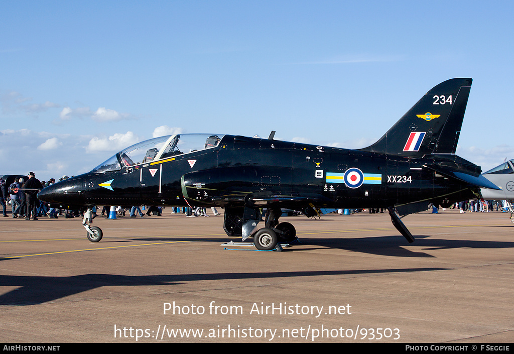 Aircraft Photo of XX234 | British Aerospace Hawk T1 | UK - Air Force | AirHistory.net #93503