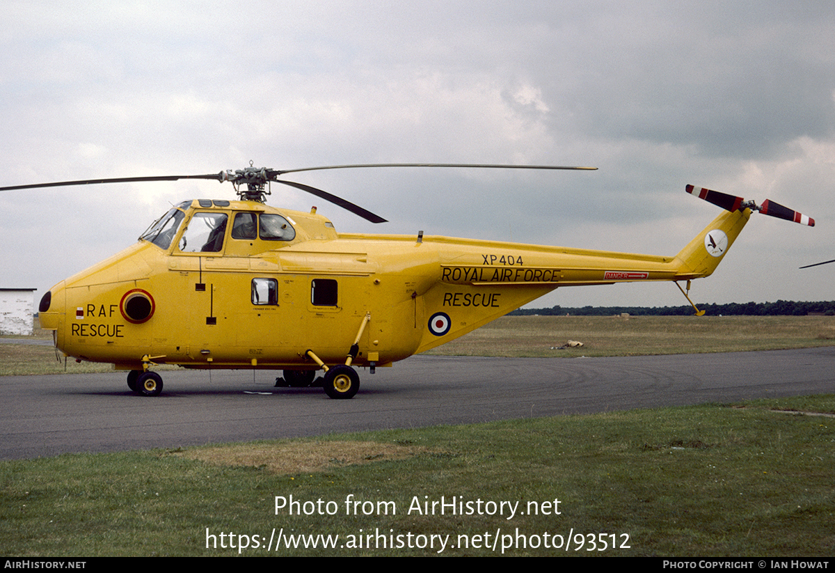 Aircraft Photo of XP404 | Westland WS-55-3 Whirlwind HAR10 | UK - Air Force | AirHistory.net #93512