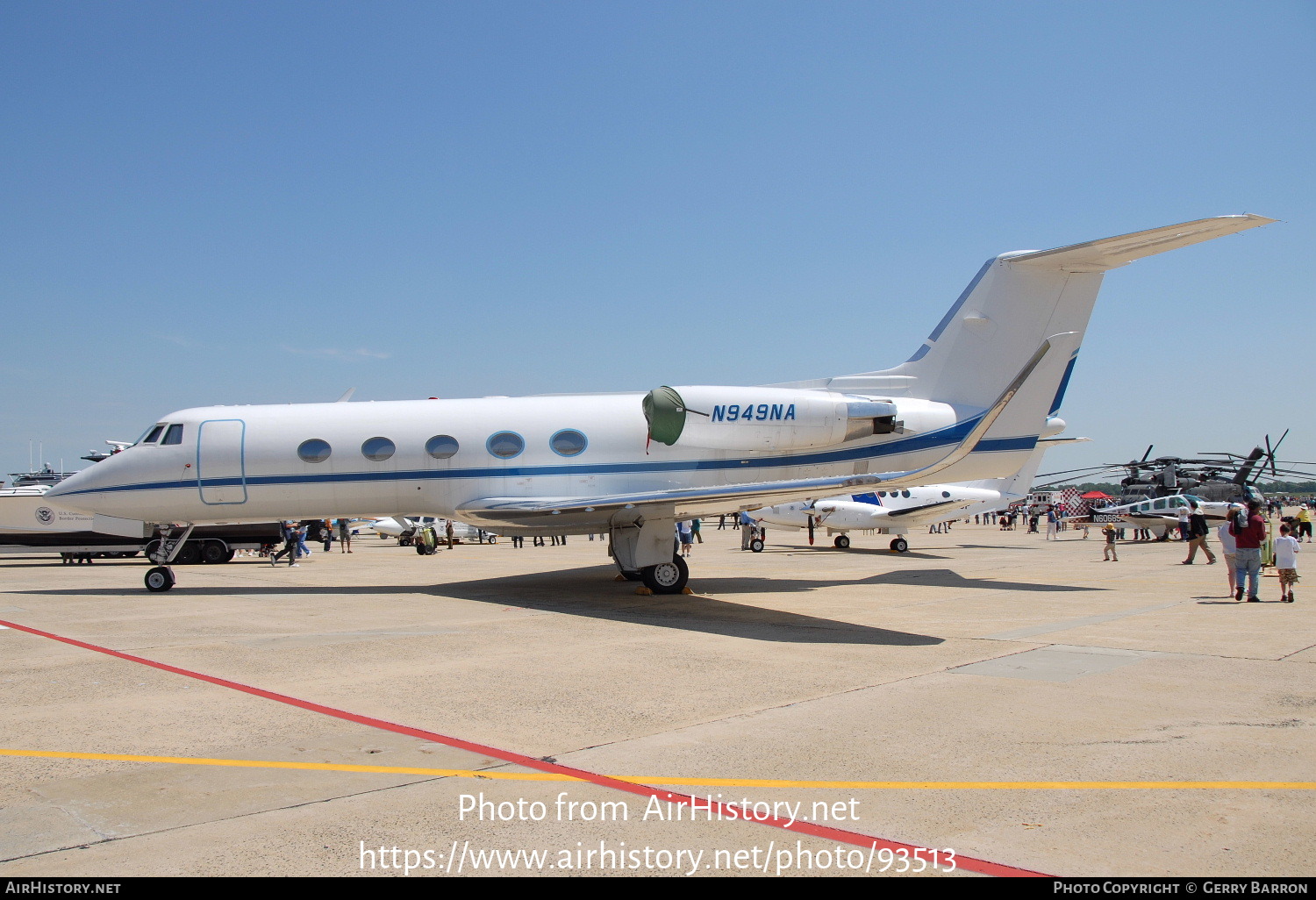 Aircraft Photo of N949NA | Grumman American G-1159 Gulfstream II-SP | NASA - National Aeronautics and Space Administration | AirHistory.net #93513