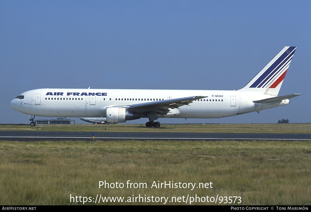 Aircraft Photo of F-GKAU | Boeing 767-33A/ER | Air France | AirHistory.net #93573