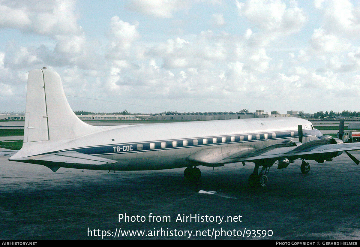 Aircraft Photo of TG-COC | Douglas DC-6A | AirHistory.net #93590