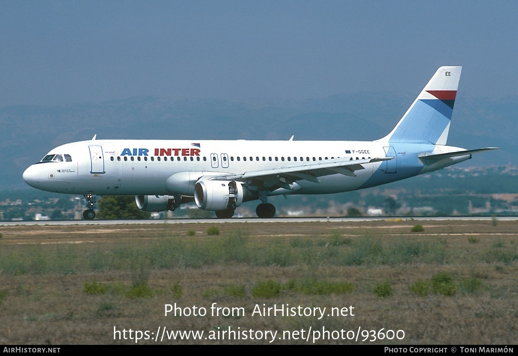 Aircraft Photo of F-GGEE | Airbus A320-111 | Air Inter | AirHistory.net #93600