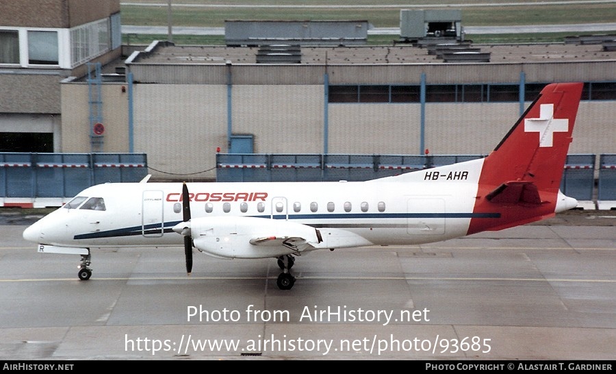 Aircraft Photo of HB-AHR | Saab 340A | Crossair | AirHistory.net #93685