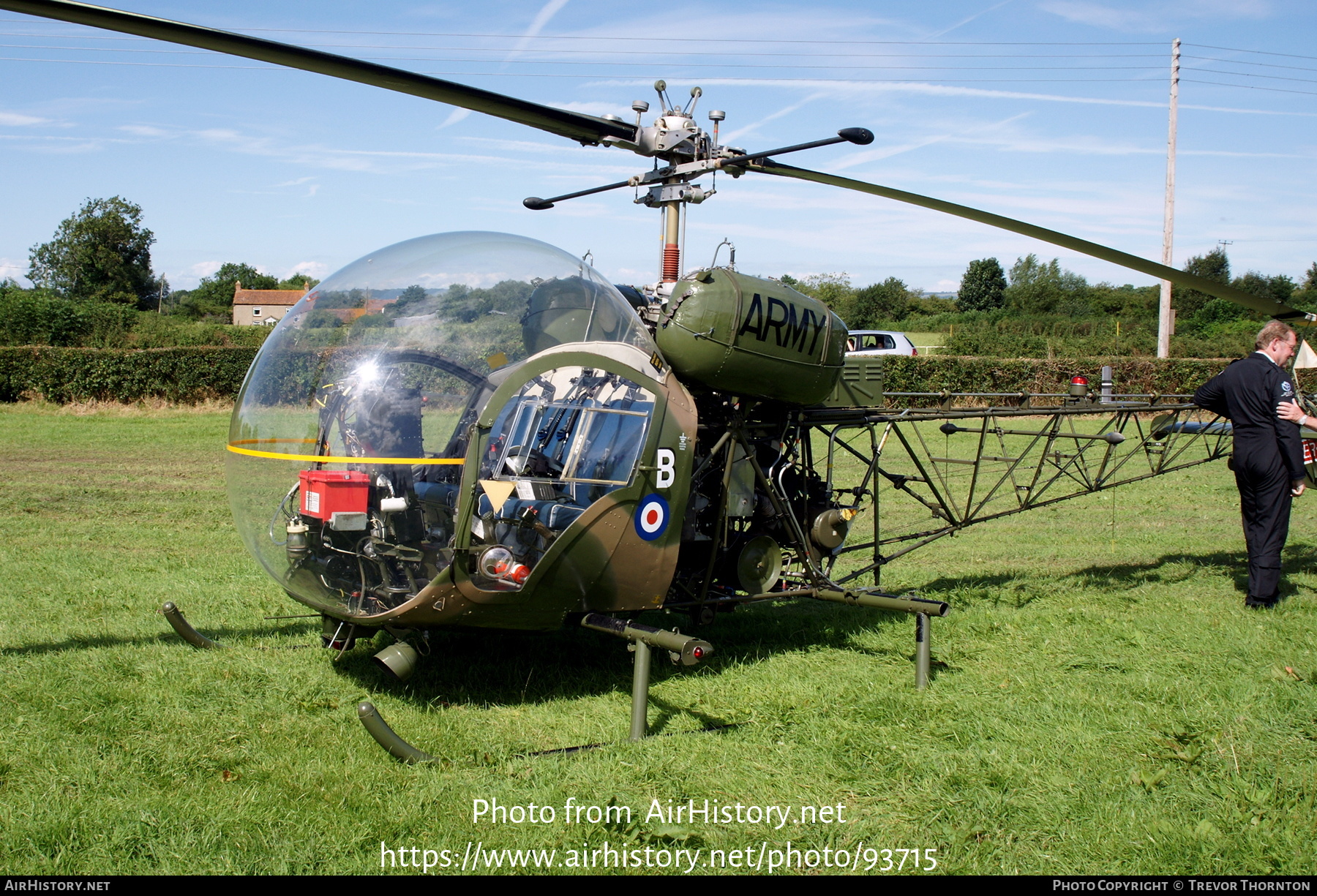 Aircraft Photo of XT131 | Agusta AB-47G-3 Sioux AH.1 | UK - Army | AirHistory.net #93715