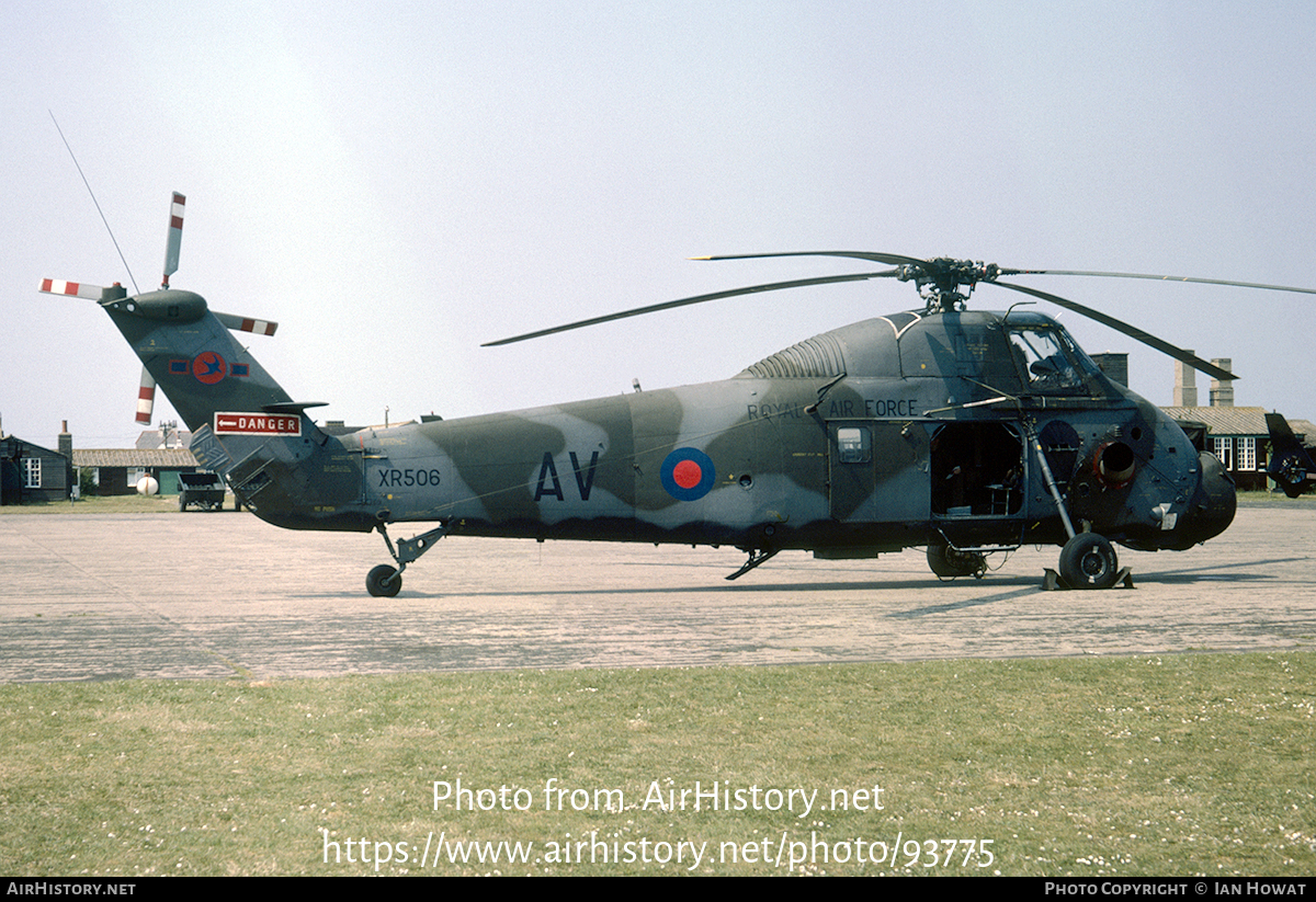 Aircraft Photo of XR506 | Westland WS-58 Wessex HC.2 | UK - Air Force | AirHistory.net #93775