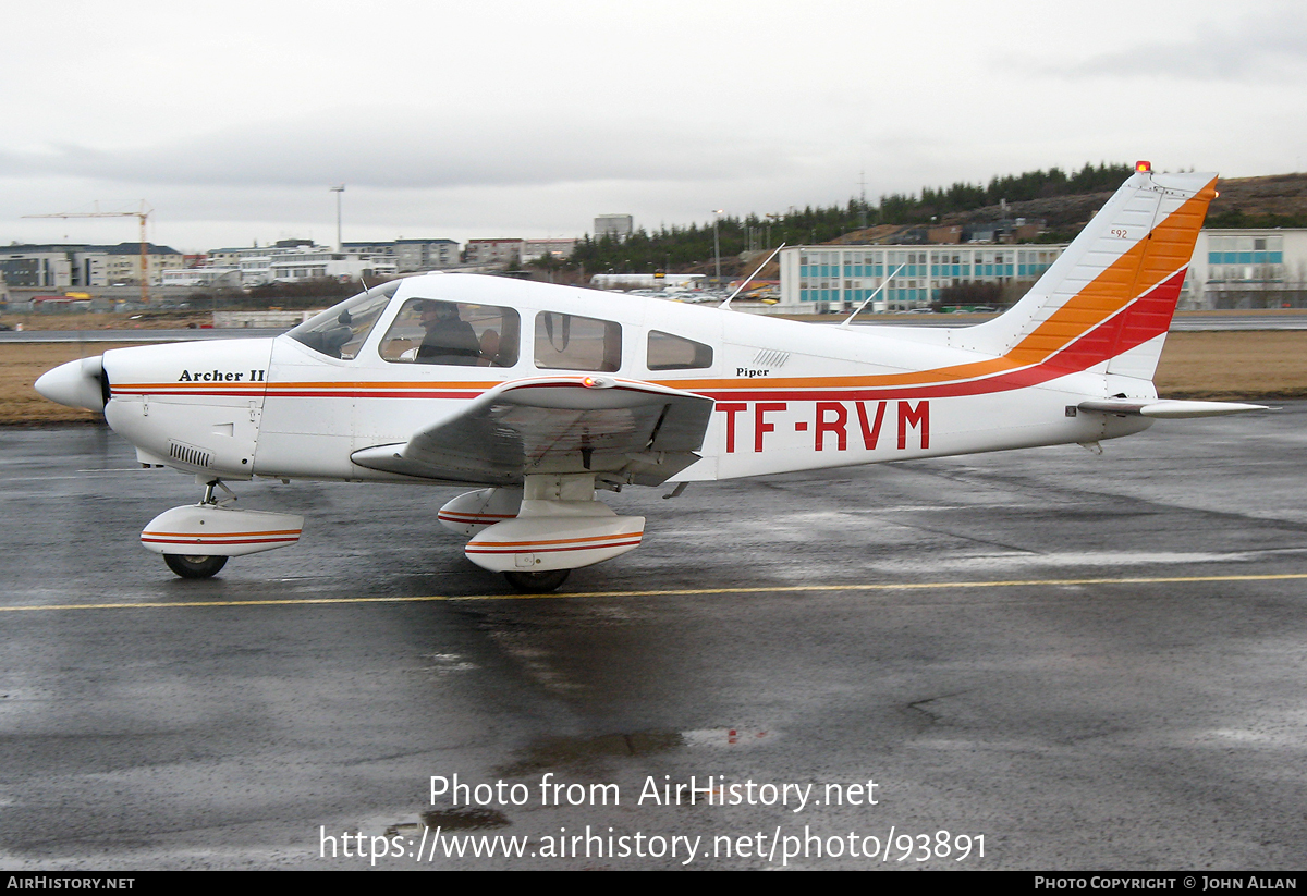 Aircraft Photo of TF-RVM | Piper PA-28-181 Archer II | AirHistory.net #93891