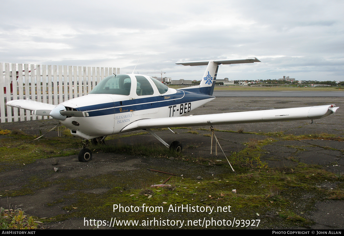 Aircraft Photo of TF-BEB | Beech 77 Skipper | Flugskóli Íslands | AirHistory.net #93927