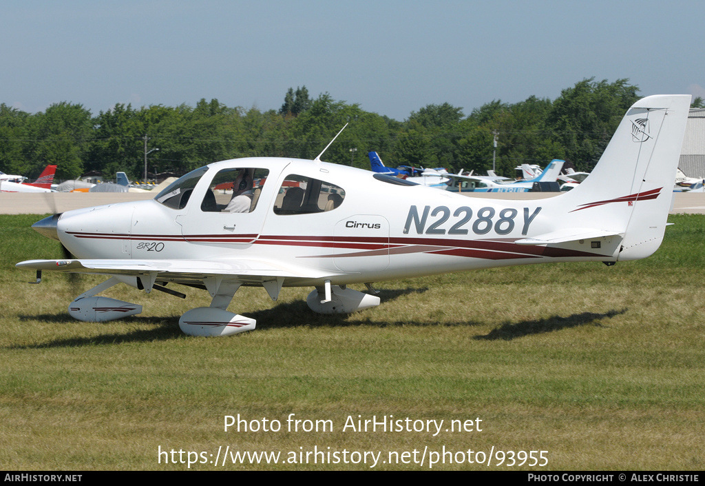 Aircraft Photo of N2288Y | Cirrus SR-20 G1 | AirHistory.net #93955