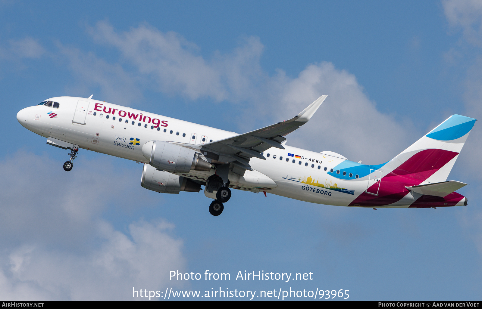 Aircraft Photo of D-AEWG | Airbus A320-214 | Eurowings | AirHistory.net #93965