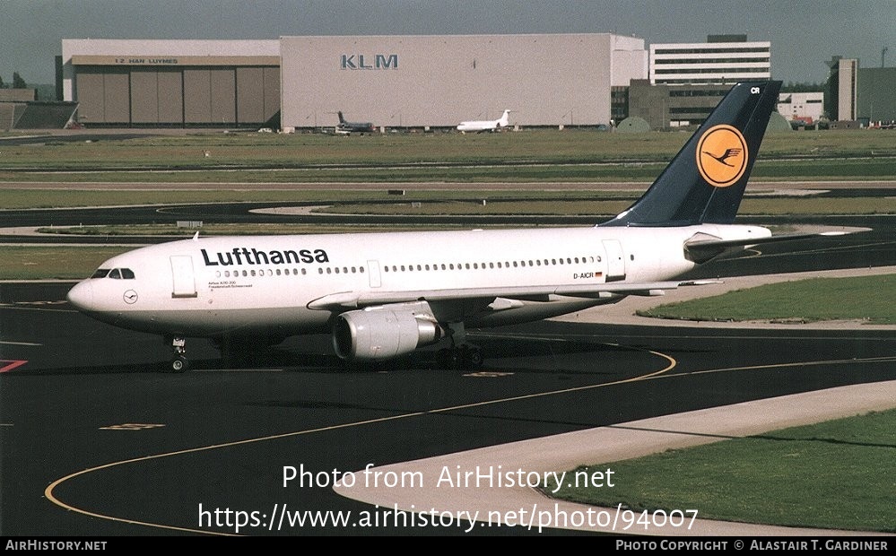 Aircraft Photo of D-AICR | Airbus A310-203 | Lufthansa | AirHistory.net #94007