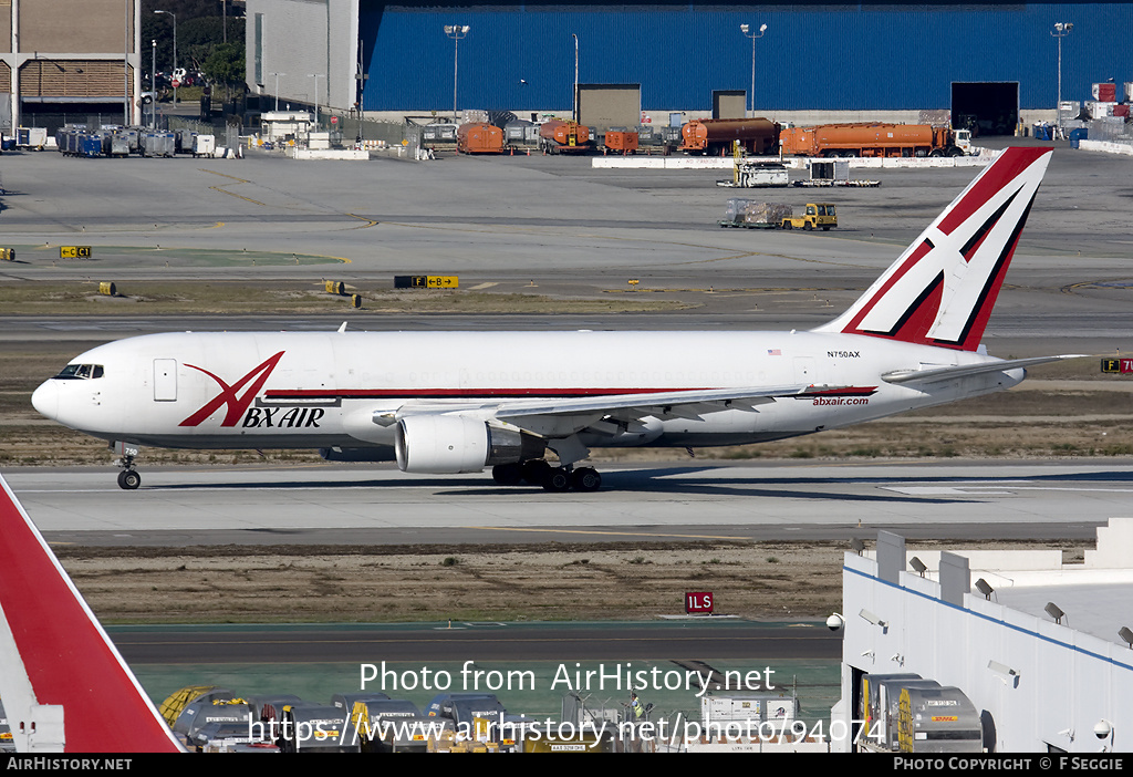 Aircraft Photo of N750AX | Boeing 767-232(BDSF) | ABX Air | AirHistory.net #94074