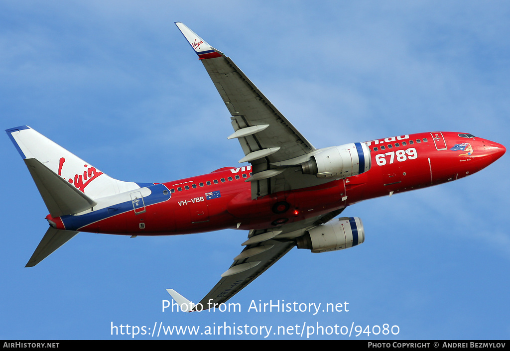 Aircraft Photo of VH-VBB | Boeing 737-7Q8 | Virgin Blue Airlines | AirHistory.net #94080